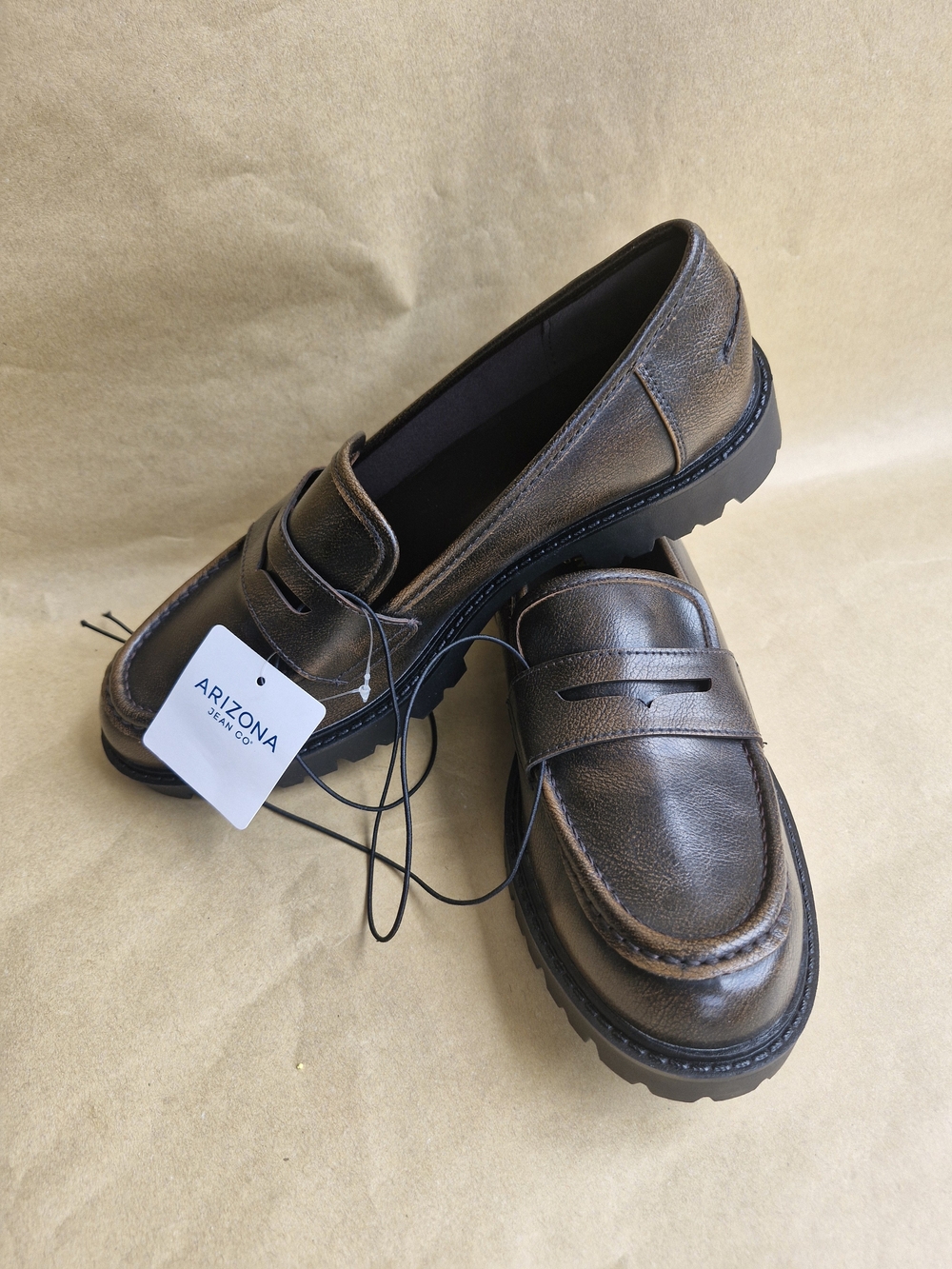 Arizona Jean Co Lillie Loafers - Brown Size 9.5